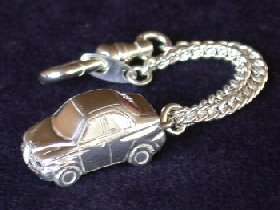 Alfa156 Sterling silver Keyring