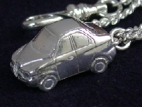 Alfa156 Sterling silver Keyring