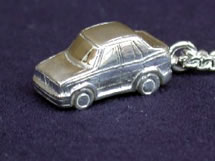 Alfa 75 Sterling silver Keyring