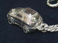 Alfa Romeo147 Sterling silver Keyring