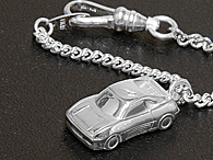 Ferrari 348TB Sterling Silver Keyring