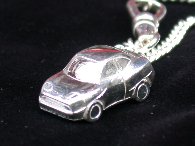 COUPE FIAT Sterling Silver Keyring