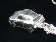 COUPE FIAT Sterling Silver Keyring