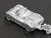 ABARTH 1000SP Sterling Silver Keyring