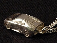 Lamborghini Murcielago Sterling silver Keyring