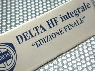 LANCIA Delta HF Integrale EDIZIONE FINALE Badge for Interior