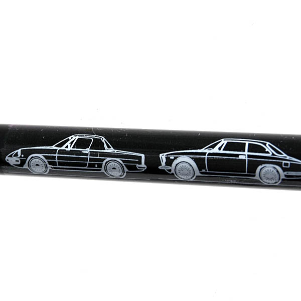 Alfa Romeo Official Ballpoint Pen (Side Silhouette / Black)