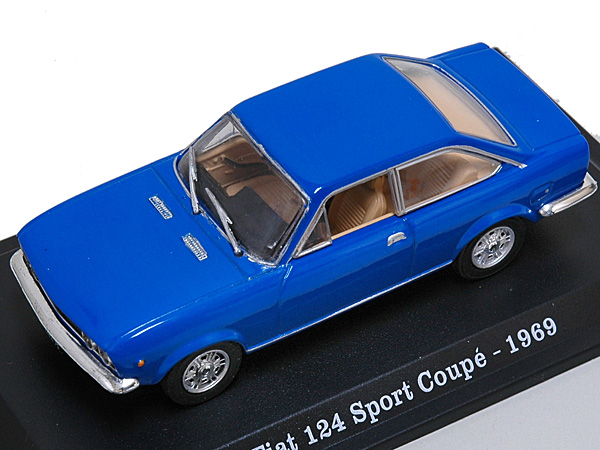 1/43 FIAT New Story Collection No.24 124 Sport COUPE 1969 Miniature Model