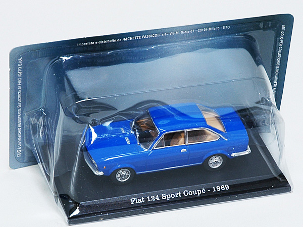 1/43 FIAT New Story Collection No.24 124 Sport COUPE 1969 Miniature Model