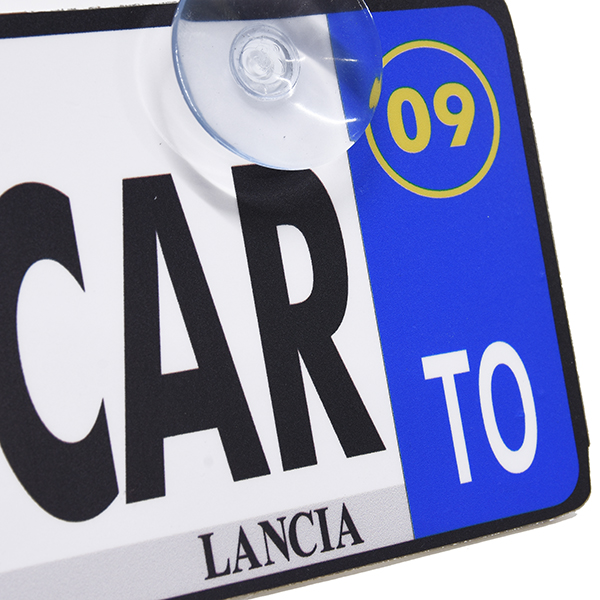 Italian Lisence Plate shaped BABY IN CAR Plate