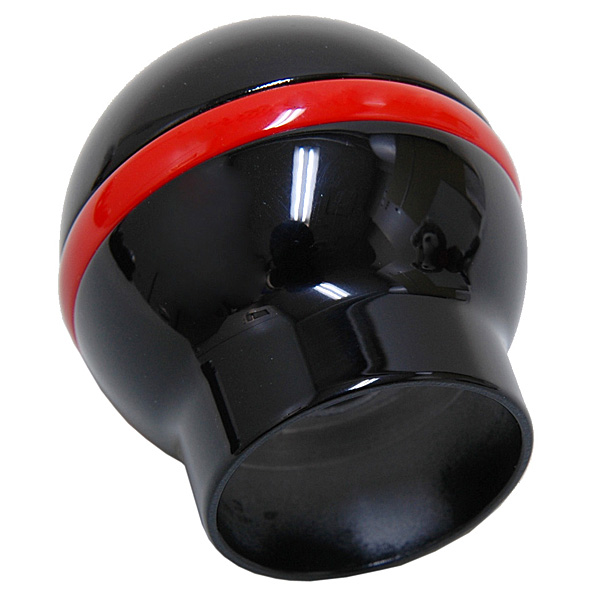 Alfa Romeo Biscione Aluminium Gear Knob (Reverselock/Black Red Line) 