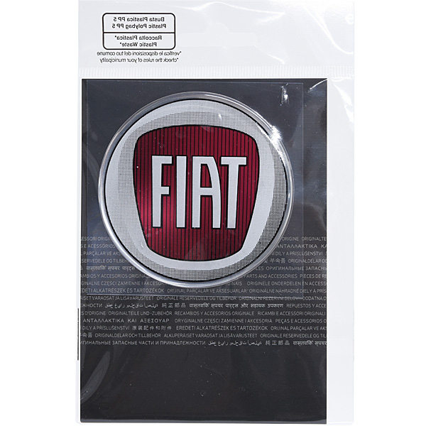 FIAT Genuine 2007New Emblem 3D Sticker (75mm)