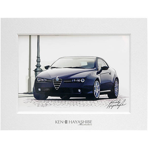Alfa Romeo Brera illustration (Black) by Kenichi Hayashibe