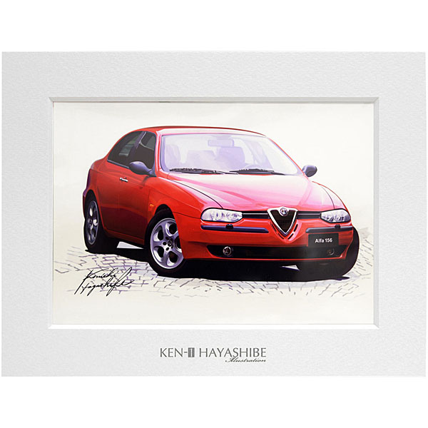 Alfa Romeo 156 Illustration Kenichi Hayashibe