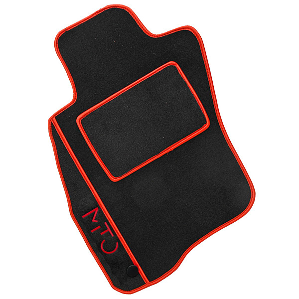 Alfa Romeo MiTo Floor Mats (Black/Red Piping/LHD)