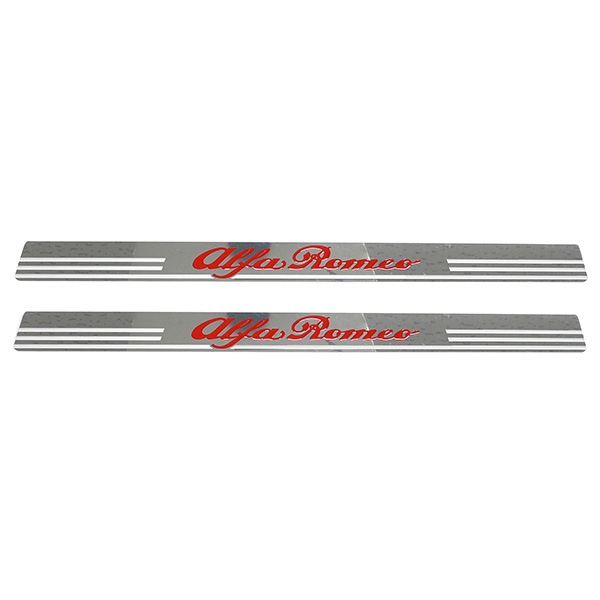 Alfa Romeo Door Step Guard (Red Logo)