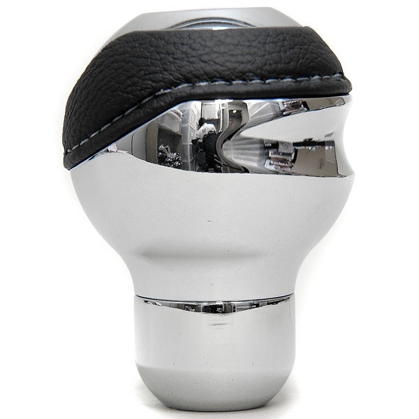 BLACK Gear Knob -TUNE IT CHROME- (Normal/Alfa Romeo Emblem)