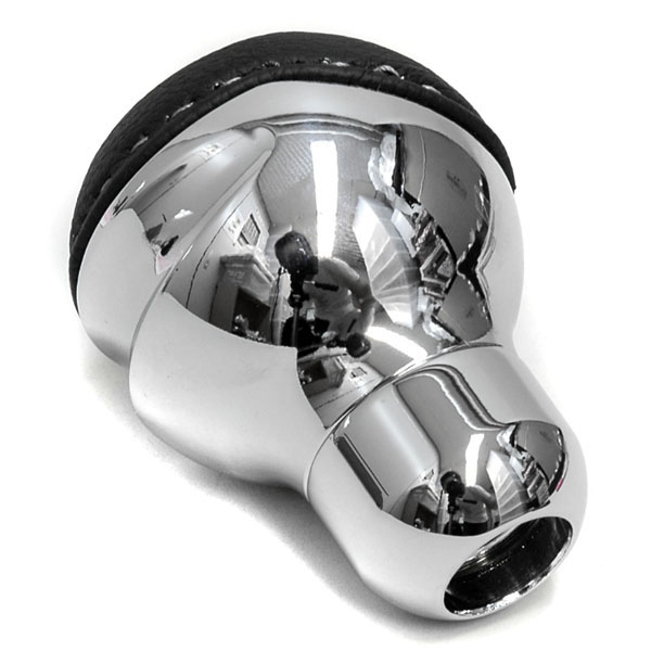 BLACK Gear Knob -TUNE IT CHROME- (Normal/New LANCIA Emblem)