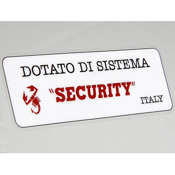 ABARTH Security Sticker