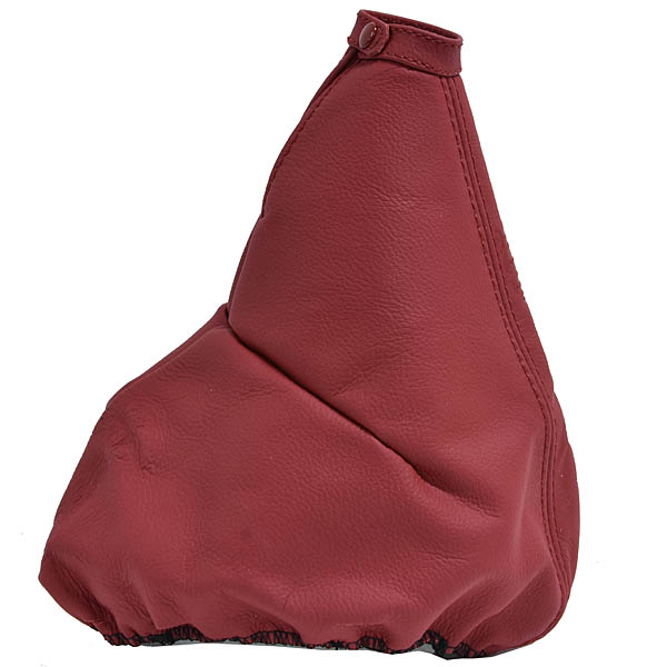 Alfa Romeo 147 Leather Hand-Brake Boots (Red/Red Steach/Snake)