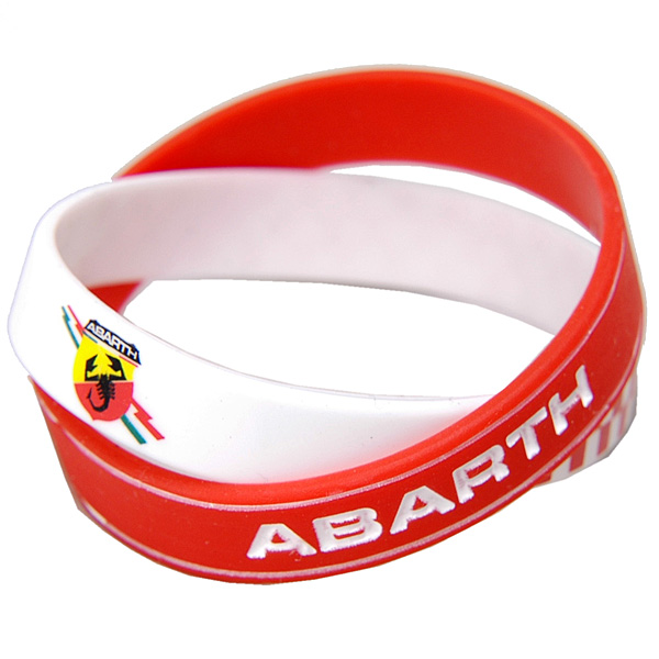 ABARTH Rubber Blacelet (Set of 2pcs.)