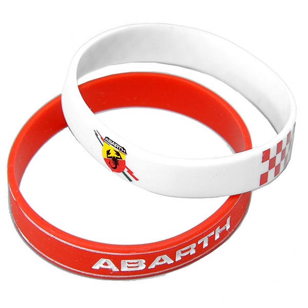 ABARTH Rubber Blacelet (Set of 2pcs.)