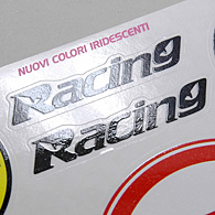 Racing Logo Sticker Set