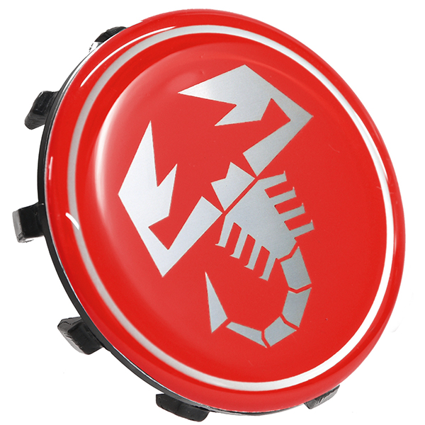 ABARTH 500 Wheel Center Cap (Scorpione/Red) 