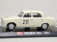 1/43 1000 MIGLIA Collection No.37 PEUGEOT 403 Miniature Model