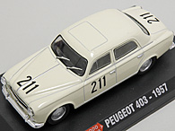 1/43 1000 MIGLIA Collection No.37 PEUGEOT 403 Miniature Model