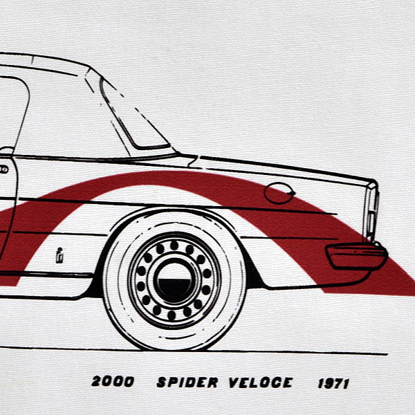 Official Alfa Romeo 2000 Spider Veloce Tote Bag