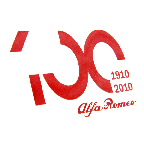 Alfa Romeo 100anni Logo Sticker(Small/die-cut)