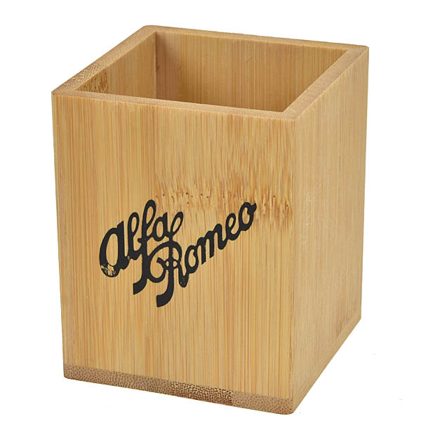 Alfa Romeo Official Bamboo Pen Stand