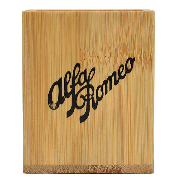 Alfa Romeo Official Bamboo Pen Stand