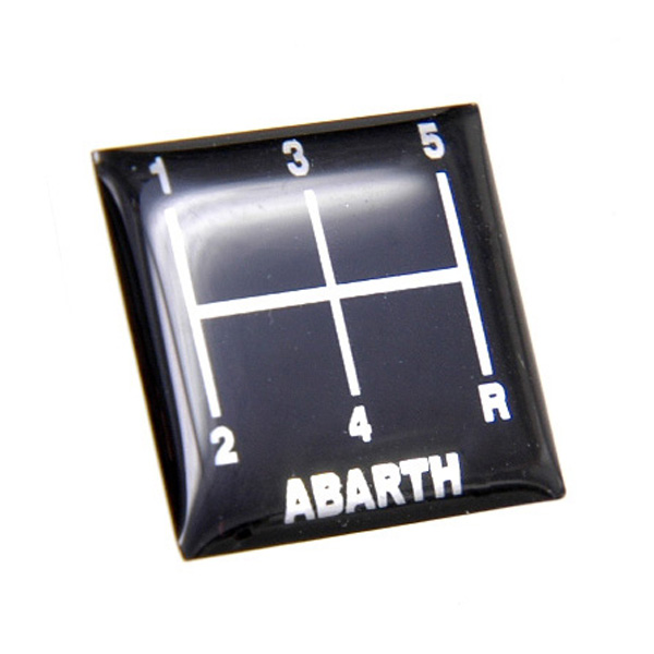 ABARTH 5speed Gear Position 3D Sticker