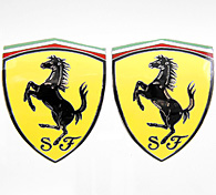 Ferrari 430 Scuderia Spider 16M Fender Emblem Set