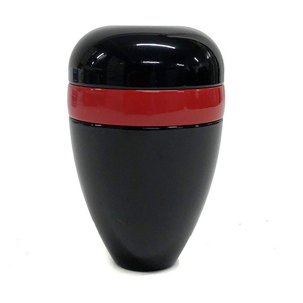 BLACK Alfa Romeo Aluminium Gear Knob -ARROW ANATOMICO-(Black/Red Ring)