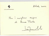 FERRARI CLUB ITALIA 2004 Christmas Gift BY L.Montezemolo
