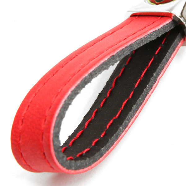 ABARTH Strap Shaped Keyring (Red)