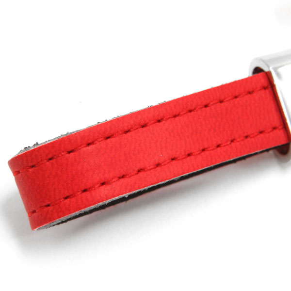 ABARTH Strap Shaped Keyring (Red)