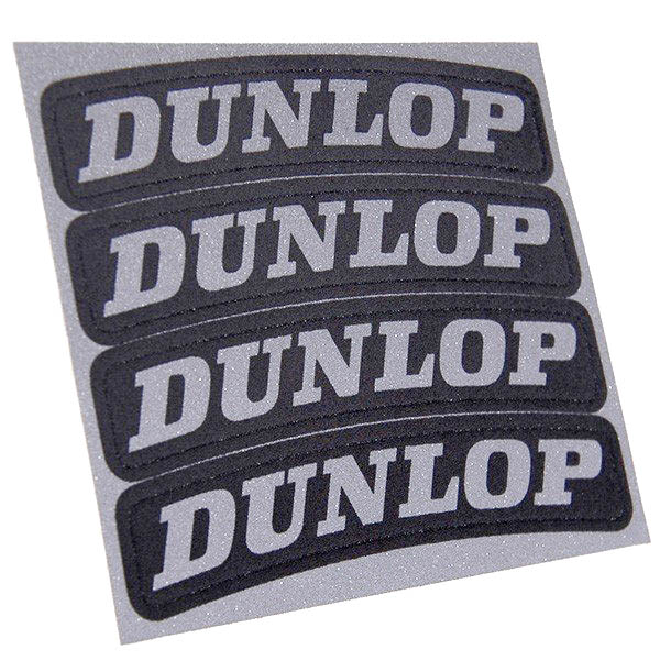 DUNLOP Logo Sticker for Tire (4pcs.)