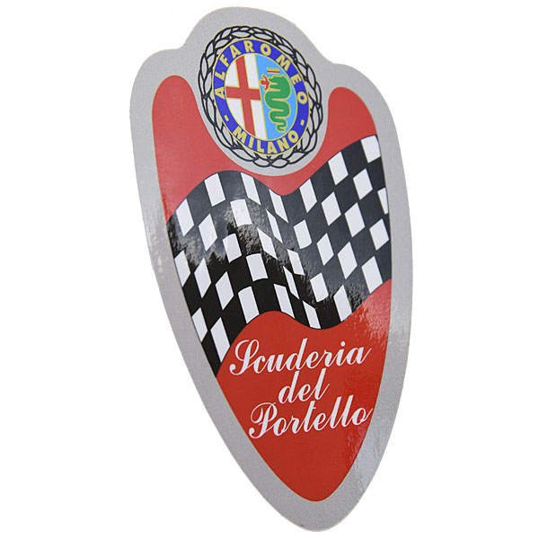 SCUDERIA DEL PORTELLO Emblem Sticker(70mm*110mm)