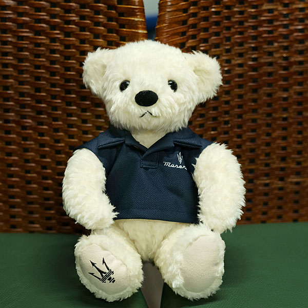 MASERATI NEW Teddy Bear (220mm) M : Italian Auto Parts & Gadgets Store