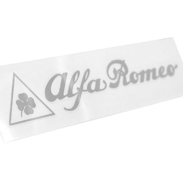 Alfa Romeo logo & Quadrifoglio Sticker (Die Cut/145mm) 