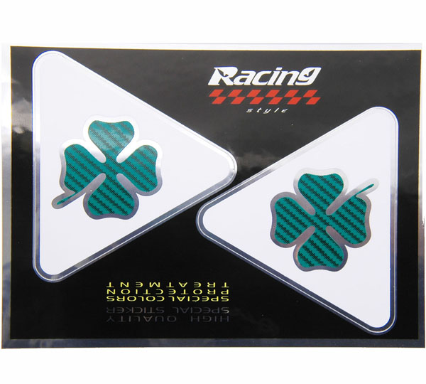 QUADRIFOGLIO Alu Sticker Set