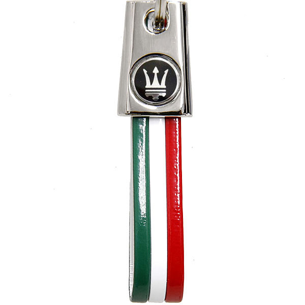 MASERATI Tri Color Keyring (slim type)