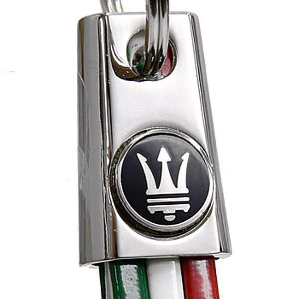 MASERATI Tri Color Keyring (slim type)