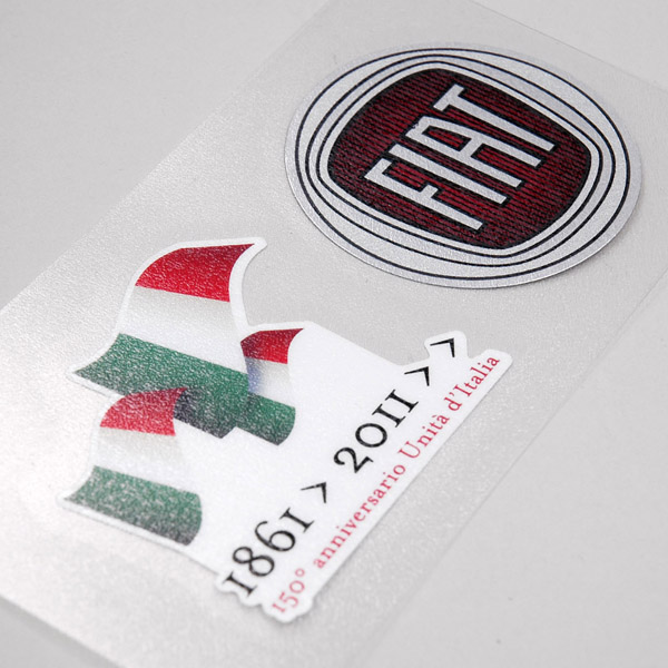 ITALIA 150 Memorial Sticker (Die Cut/FIAT)