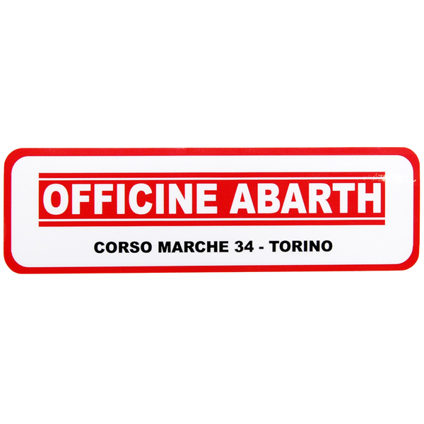 OFFICINE ABARTH Dealer Stickrt