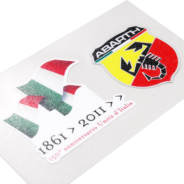 ITALIA 150Memorial Sticker (Die Cut/ABARTH)